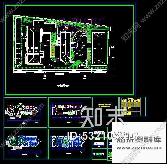 施工图某办公楼装修图cad施工图下载【ID:532105810】
