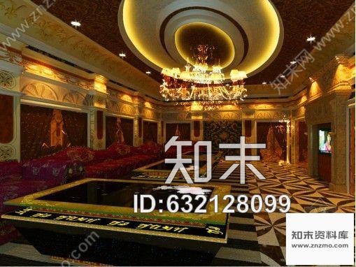 施工图昆明某酒店夜总会室内装修施工图含效果cad施工图下载【ID:632128099】