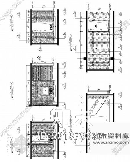 施工图北京东方小夏威夷简约现代别墅装修CAD施工图含效果图cad施工图下载【ID:531979337】