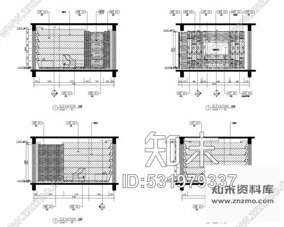 施工图北京东方小夏威夷简约现代别墅装修CAD施工图含效果图cad施工图下载【ID:531979337】