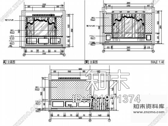 施工图昆山美式风情三层别墅A户型样板房设计装修图含方案cad施工图下载【ID:531971374】