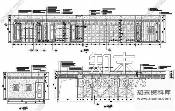 施工图重庆时尚酒吧室内装修图cad施工图下载【ID:532016575】