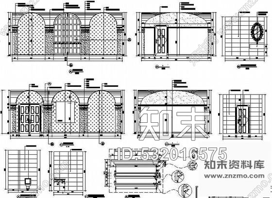 施工图重庆时尚酒吧室内装修图cad施工图下载【ID:532016575】