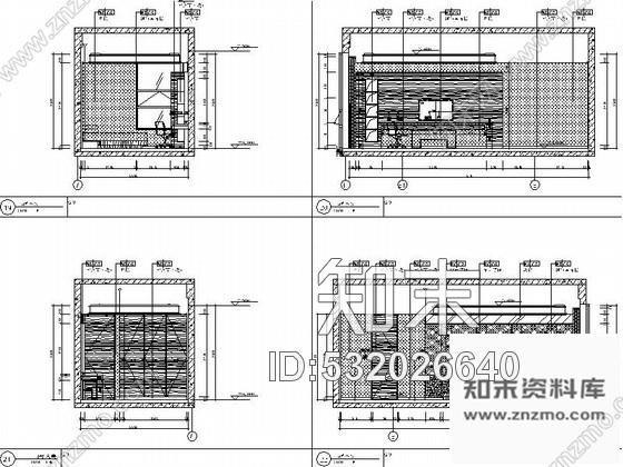 施工图北京简约欧式酒店改造项目装修CAD施工图含效果图cad施工图下载【ID:532026640】