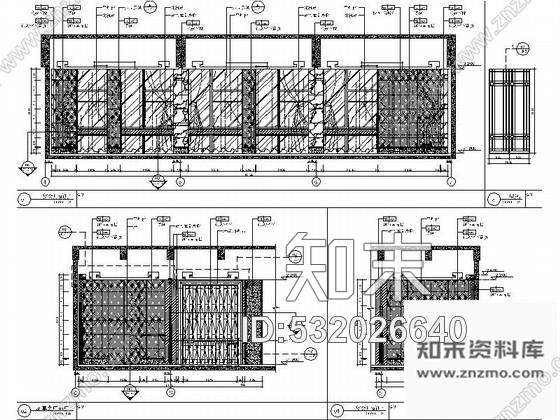 施工图北京简约欧式酒店改造项目装修CAD施工图含效果图cad施工图下载【ID:532026640】