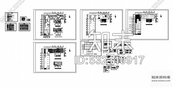 施工图某奇瑞汽车专卖店设计施工图cad施工图下载【ID:532110917】