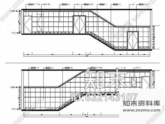 施工图长沙新城花园小区现代高档电梯厅室内装修图含效果cad施工图下载【ID:632143107】
