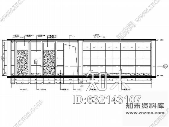 施工图长沙新城花园小区现代高档电梯厅室内装修图含效果cad施工图下载【ID:632143107】