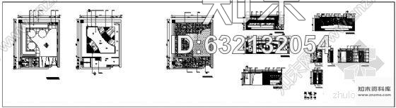 施工图KTV包房装修图两套02cad施工图下载【ID:632132054】