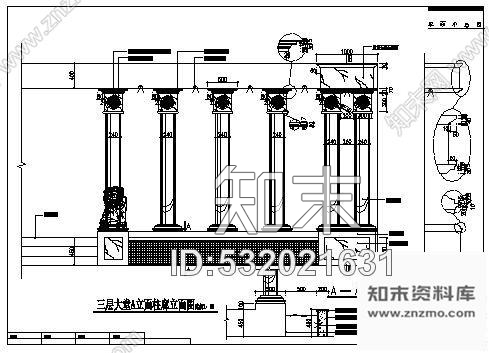 施工图休闲酒店三层装修施工图施工图下载【ID:532021631】