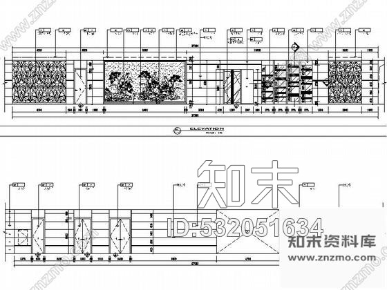 施工图扬州某顶级酒店公共空间装修图cad施工图下载【ID:532051634】