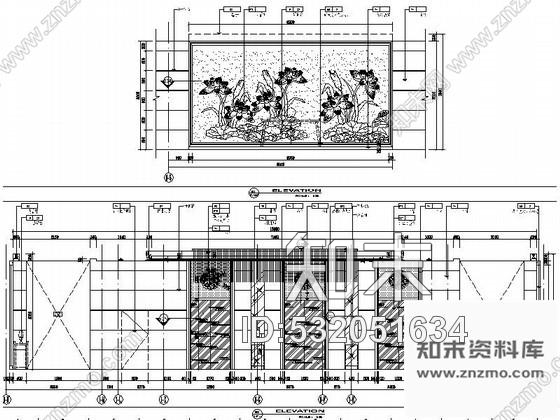 施工图扬州某顶级酒店公共空间装修图cad施工图下载【ID:532051634】