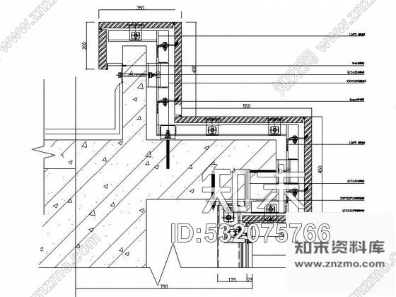 施工图知名广场售楼处装修图cad施工图下载【ID:532075766】