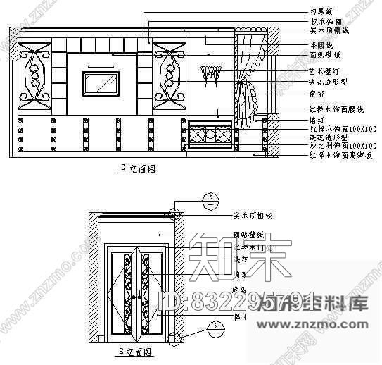 图块/节点KTV包房空间cad施工图下载【ID:832295791】