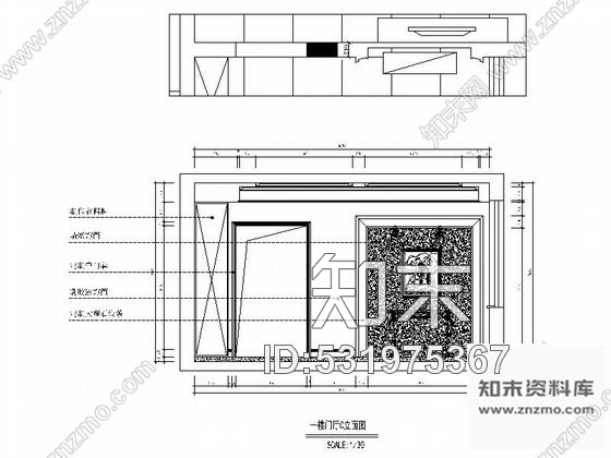 施工图江苏简欧风格小两层私人别墅室内装修施工图含高清效果图施工图下载【ID:531975367】