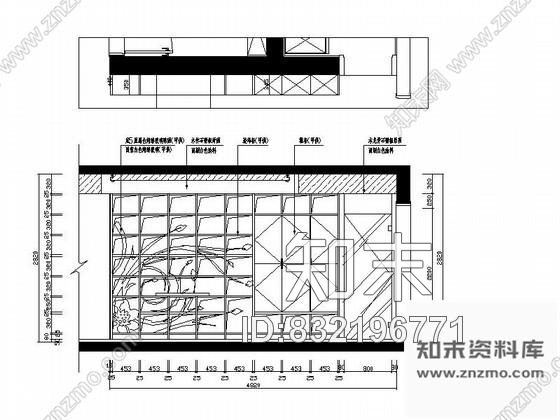图块/节点英伦时尚电视背景墙详图cad施工图下载【ID:832196771】