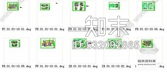 施工图知名酒店前台办公室内设计图cad施工图下载【ID:532092865】