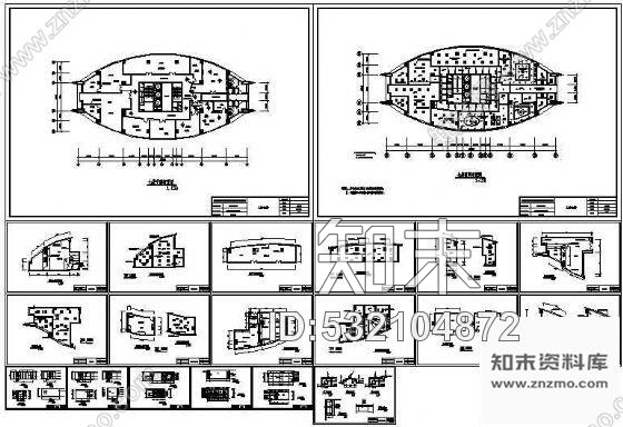 施工图办公楼装饰图cad施工图下载【ID:532104872】