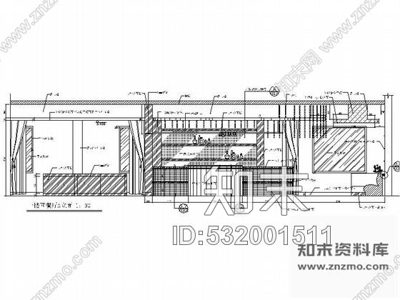 施工图合肥知名商场经典中式餐厅室内设计CAD施工图cad施工图下载【ID:532001511】