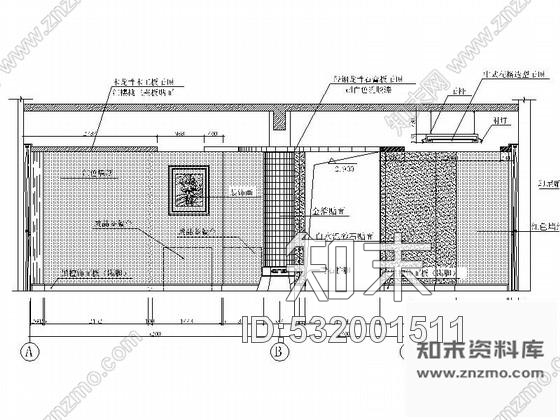 施工图合肥知名商场经典中式餐厅室内设计CAD施工图cad施工图下载【ID:532001511】