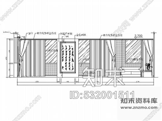 施工图合肥知名商场经典中式餐厅室内设计CAD施工图cad施工图下载【ID:532001511】