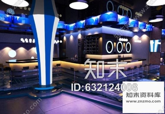 施工图某夜总会KTV娱乐场所装修图(含效果)cad施工图下载【ID:632124008】