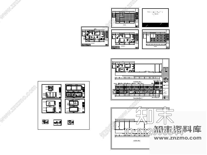 施工图广东某面包房设计图cad施工图下载【ID:532003544】