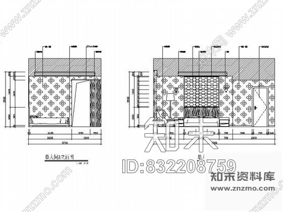 图块/节点藏族酒店单人客房详图cad施工图下载【ID:832208759】