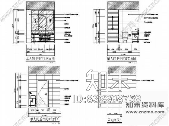 图块/节点藏族酒店单人客房详图cad施工图下载【ID:832208759】