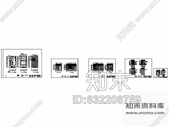 图块/节点藏族酒店单人客房详图cad施工图下载【ID:832208759】