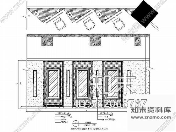 施工图尖端时尚流线型美发店室内施工图含高清效果图cad施工图下载【ID:532068767】