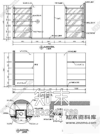 图块/节点会议室装饰详图Ⅱcad施工图下载【ID:832251769】