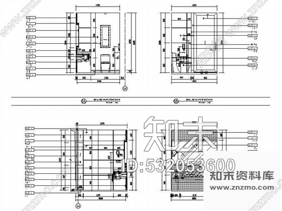 施工图公寓式酒店客房装修图Ⅲcad施工图下载【ID:532053600】