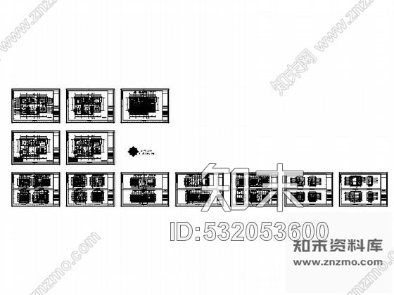 施工图公寓式酒店客房装修图Ⅲcad施工图下载【ID:532053600】