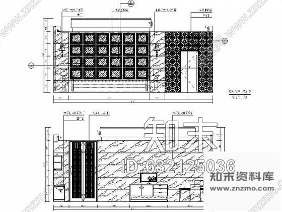 施工图北京量贩式KTV包厢室内装修图cad施工图下载【ID:632125036】