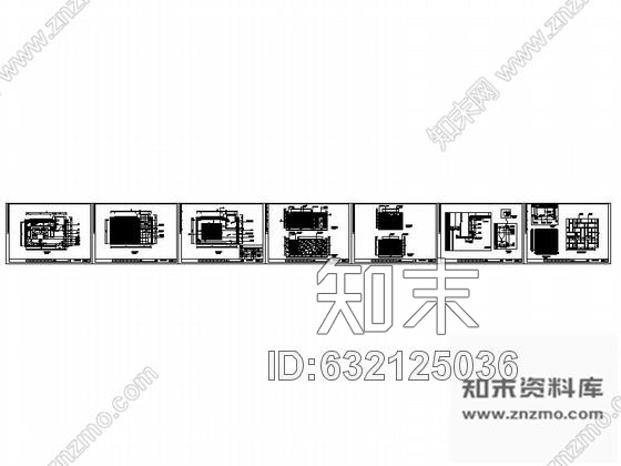 施工图北京量贩式KTV包厢室内装修图cad施工图下载【ID:632125036】