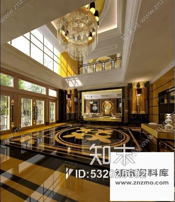 施工图成都豪华经典酒店室内酒店装修图含效果cad施工图下载【ID:532025692】