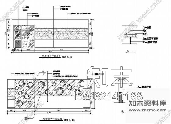 施工图某医院一二层装饰施工图cad施工图下载【ID:632141188】