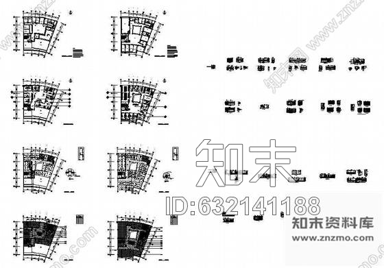 施工图某医院一二层装饰施工图cad施工图下载【ID:632141188】