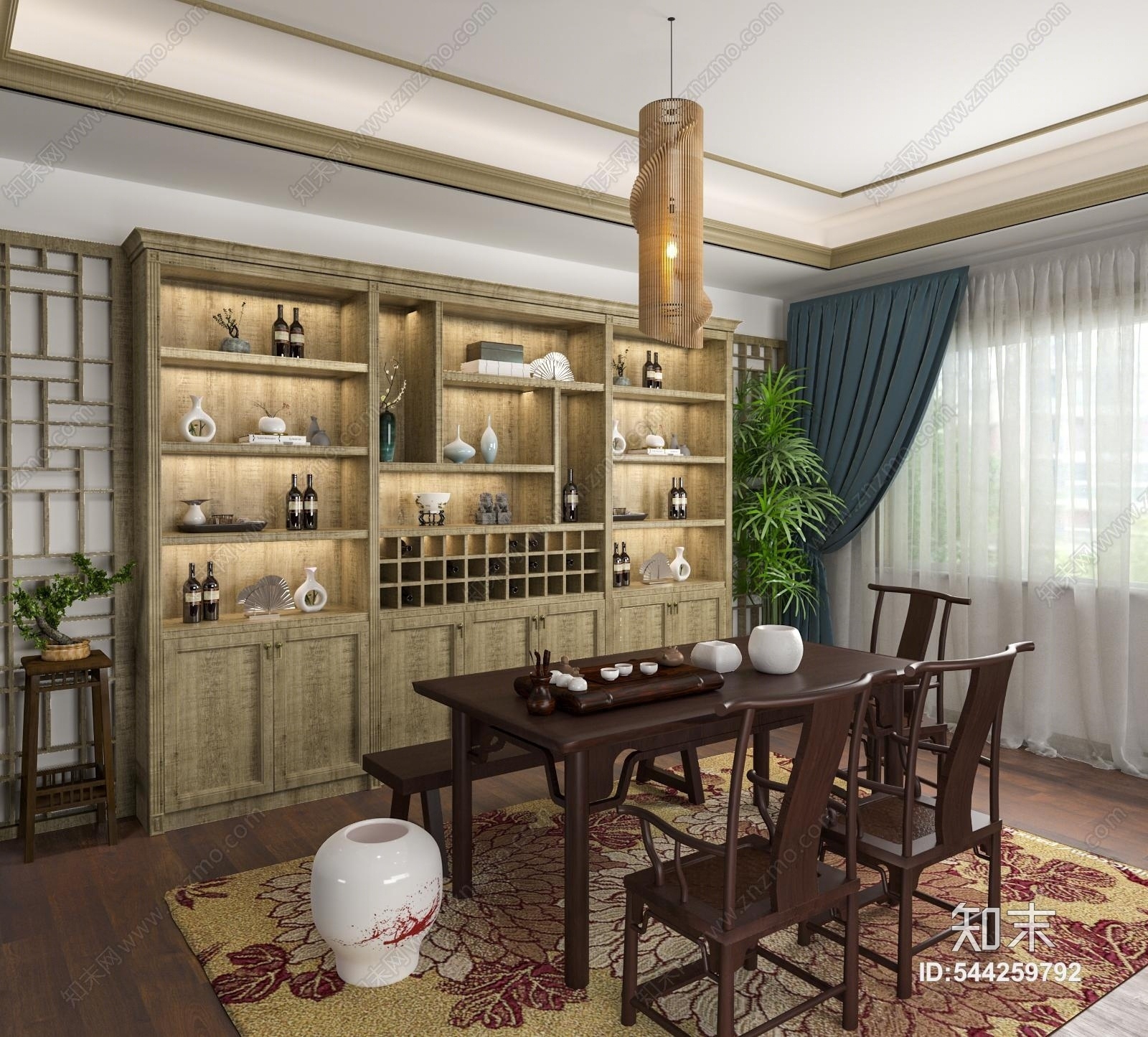 新中式酒柜效果图2019,新中式酒柜款式 cr中式茶室酒柜3d模型下载 id: 544259792 复制 258 9 更新时间:2019