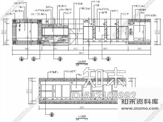 施工图陕西汉文化会展室内设计装修图cad施工图下载【ID:532108992】