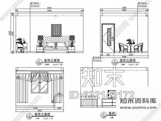施工图武汉先进现代电子科技公司职工公寓装修图cad施工图下载【ID:632143172】