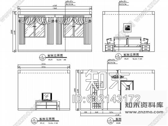 施工图武汉先进现代电子科技公司职工公寓装修图cad施工图下载【ID:632143172】