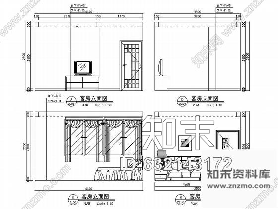 施工图武汉先进现代电子科技公司职工公寓装修图cad施工图下载【ID:632143172】