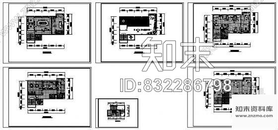 图块/节点某办公楼平面布置图施工图下载【ID:832286798】