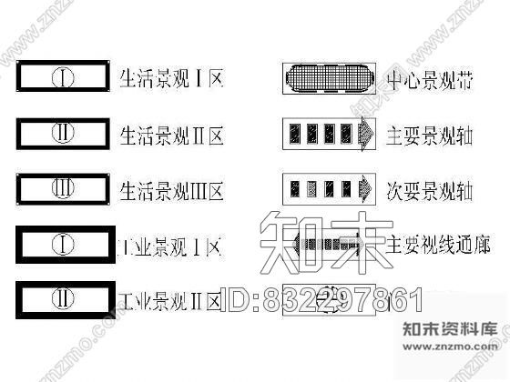 CAD图例使用大全cad施工图下载【ID:832297861】