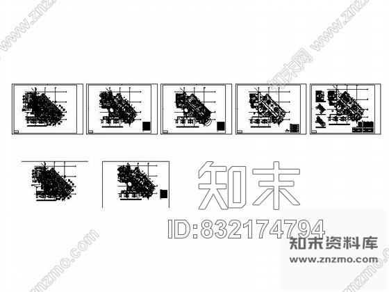 图块/节点某高档餐厅全套CAD平面图施工图下载【ID:832174794】