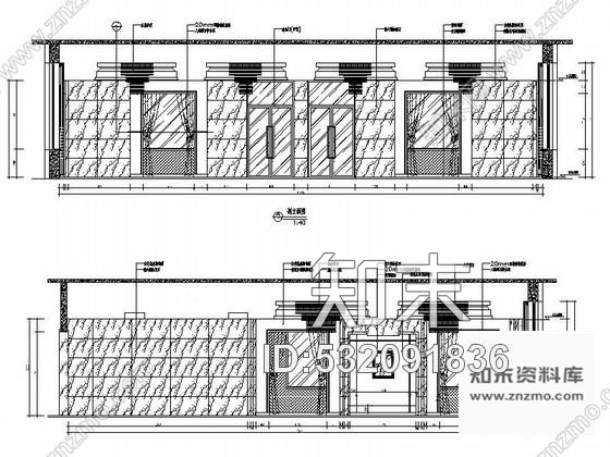 施工图某高速公路服务区综合楼大餐厅装修施工图含效果cad施工图下载【ID:532091836】