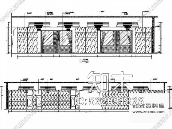 施工图某高速公路服务区综合楼大餐厅装修施工图含效果cad施工图下载【ID:532091836】