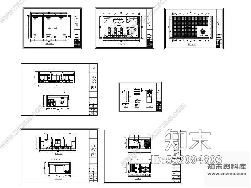 施工图湖南某设计工作室装修图cad施工图下载【ID:532094803】